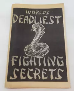 WORLDS DEADLIEST FIGHTING SECRETS by Count Dante 1968 Black Dragon Fighting RARE - Imagen 1 de 14