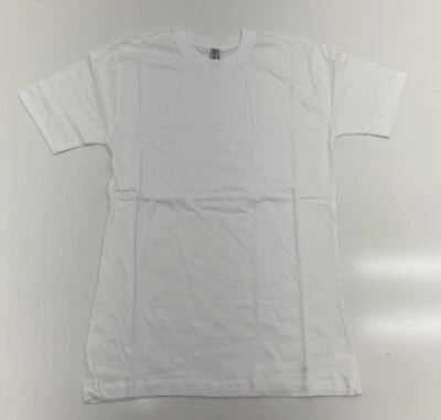 Blank Knights White Combed Cotton T-Shirt Mens Size Medium New - Image 1 of 4