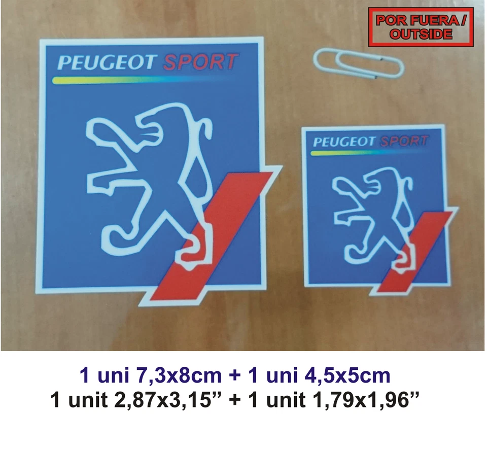 Sticker Vinilo Pegatina Decal Vinyl Aufkleber Adesivi Peugeot Sport Lion 2