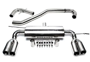 TA Technix Edelstahl Rennsportanlage 2x76mm für Audi A3 / VW Golf V, Golf Plus - Imagen 1 de 1