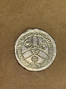 2009-10 Washington State Renaissance Faire Holy Glen Shire $1 LARP Currency Coin - Picture 1 of 5