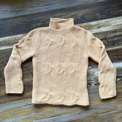 Brunello Cucinelli L Knit Sweater 100% Cashmere Peach *See Pictures* - Image 1 of 4