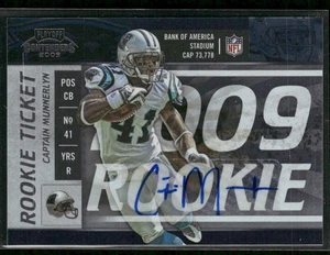 2009 Playoff Contenders #153 Captain Munnerlyn - Picture 1 of 2