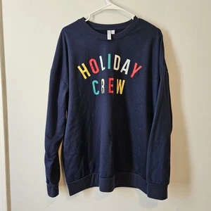 Joyspun Holiday Crew Sweater Large - Picture 1 of 9