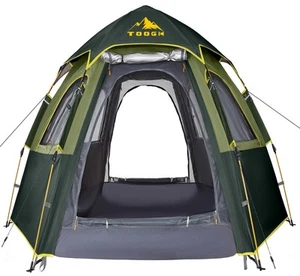Toogh Camping Tent with Instant Setup, 2/3 Person Weatherproof Tent Easy Quic... - Picture 1 of 9