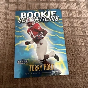 Torry Holt 1999 Fleer Tradition Rookie Sensations #9 Insert St. Louis Rams - Picture 1 of 3