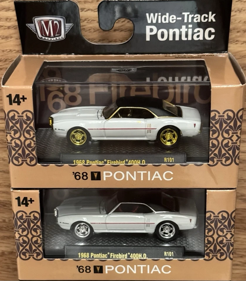 M2 Machines 1968 Pontiac Firebird 400H.O. - Chase & Regular - 2 Car Lot - Image 1 of 1