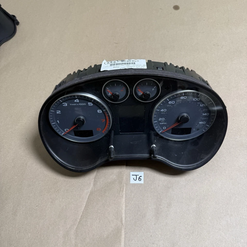 2012 Audi A3 Automatic Speedometer Cluster 8P0920983C OEM - Image 1 of 4