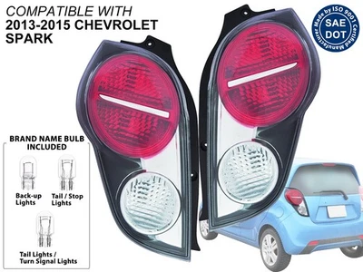 Luces traseras para 2013 2014 2015 chispa con bombillas incluidas 42441999 42441998 par Foto 1 de 4