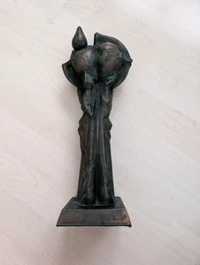 Bronze Skulptur Cor Aegrum von Wiesław Bielak - Bild 1 von 7