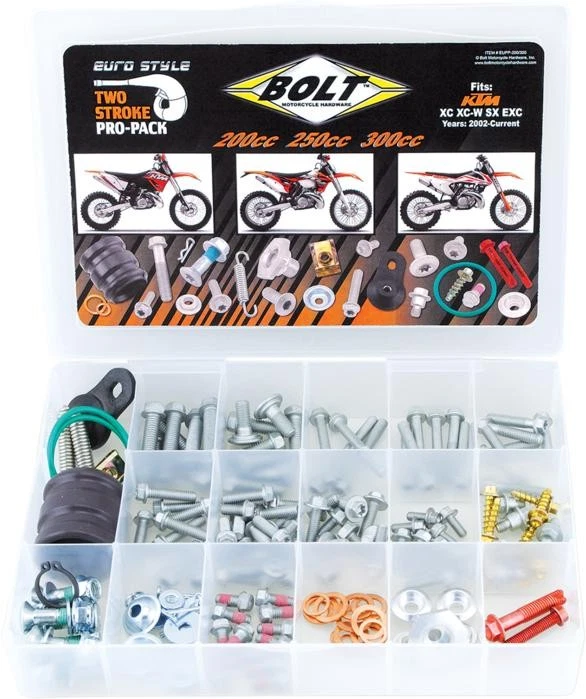 Paquete profesional de herrajes para motocicleta Bolt #EUPP-200/300 KTM/Husqvarna Foto 1 de 1