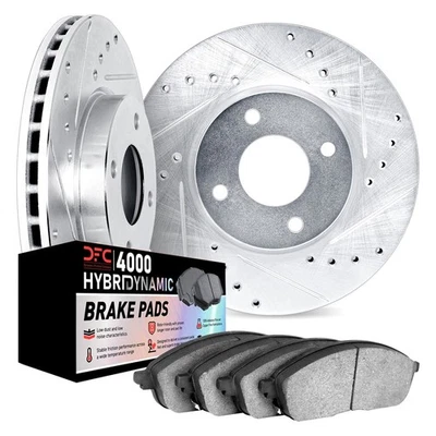 For Saab 900 87-93 Brake Kit DFC Drilled & Slotted Front Brake Kit w 4000 Foto 1 de 4