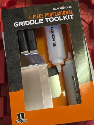 Blackstone 5 Piece Professional Griddle Toolkit Accessories Set Stainless NEW - Image 1 of 2