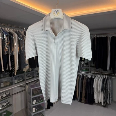 ISSEY MIYAKE Homme Plissé складки воротник футболка IM-56 149366795 - Изображение 1 из 4