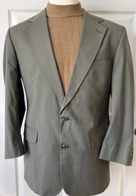 Blazer LL Bean verde claro oliva vintage hecho en EE. UU. 44T Foto 1 de 4