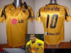 AEK Atenas Rivaldo Puma Nueva con etiquetas Brasil Grecia S-XL Camiseta Camiseta Fútbol Top - Imagen 1 de 3