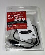 SIIG 1x2 Mini DP 1.2 to DisplayPort Multi Monitor Splitter - 2 Port MST Hub