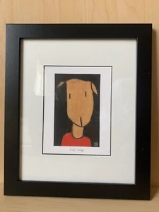 Big Dog Art Print Britt-Marie Oskarsson Wall Art Nursery Kids Room - Picture 1 of 7