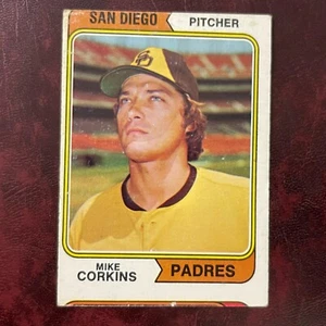 1974 Topps Set MIKE CORKINS CINCINNATI REDS TEAM CARD MISCUT #546 PADRES - VG-EX - Picture 1 of 2