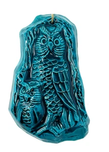 "Statuetta gufo decorativa fatta a mano turca tradizionale dipinta a mano 4x6"" - Foto 1 di 4