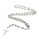 8Mm Round Beads Rosary Necklace Christian For Pendant Necklaces Jewe