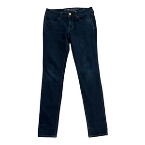 Womens American Eagle Dark Wash Jegging Size 6 Regular Measures 30x30 Nice - Picture 1 of 4