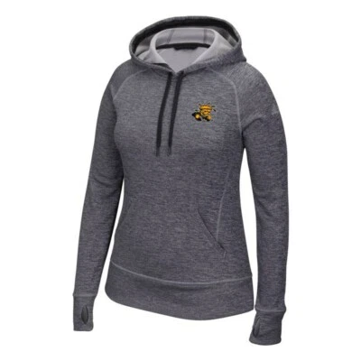 Wichita State Shockers NCAA Adidas Women's Primary Logo Black Pullover Hoodie - Image 1 of 2