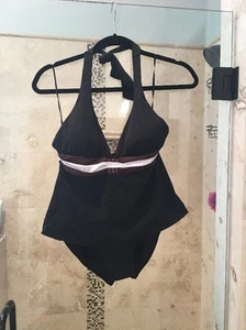 SPANX Women's Ocean One Piece Halter Dress Shoulder Swimsuit  S 6 NWT $198 - Picture 1 of 9