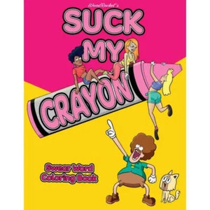 Suck My Crayon Colouring Book - Picture 1 of 4