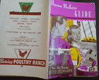 Guide vintage 1950 des ménagers pour nouvelle mariée femme au foyer guide RECETTES PUBLICITAIRES