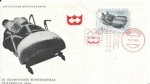 Austria Olympic Games Innsbruck 1964 Olympic FDC Innsbruck with meter - Picture 1 of 1