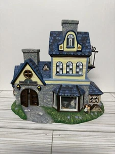 PartyLite Olde World Village Candle Shoppe Teelichthaus - Bild 1 von 6