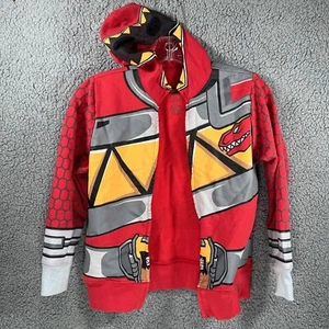 Power Rangers Dino Charge - Red Ranger - Size Medium 5/6 - Kids Hoodie No Zipper - Picture 1 of 10