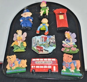 SELECT A FRIDGE MAGNET VARIOUS THEMES FAIRIES, LONDON SOUVENIR,POST BOX & OTHERS - Picture 1 of 2