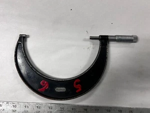 MACHINIST  TpCb TOOL LATHE MILL Machinist Starrett 6" Micrometer Gage - Picture 1 of 4