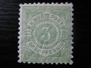 WURTTEMBERG GERMAN STATES Mi. #44 scarce mint stamp! CV $31.25 - Picture 1 of 2