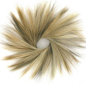 Scrunchie Haarteil Hellblond klar Poly Mesh Kupfer und Schokolade 21 15613h4 - Imagen 1 de 1