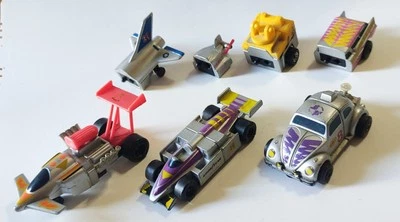 Matchbox CONNECTABLES Vintage Anni 80 90 Auto Modellini 10 PARTI Combinabili  - Immagine 1 di 4