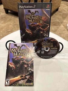 Monster Hunter (Sony PlayStation 2, 2004) PS2 Black Label! MINT! W/ Manual CIB! - Picture 1 of 11