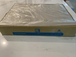 5DHX8 Open End Poly Bag,Flat,PK200 5DHX8 - Picture 1 of 2