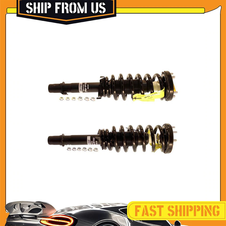 2 KYB Front Left+Right Strut and Coil Spring Assembly For Honda Accord 2008-2012 - Image 1 of 4