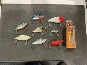 Lote de 9 señuelos de pesca con trampa de sonajero (1 precio 1 lote) - Imagen 1 de 4