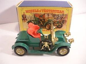 Vintage Lesney Matchbox Models of  YesterYear No. 2 Y-2 1911 Renault w/ Box - Picture 1 of 14