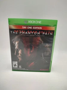 Metal Gear Solid V Phantom Pain Day One Ed Xbox One + Map - Complete CIB - Picture 1 of 4
