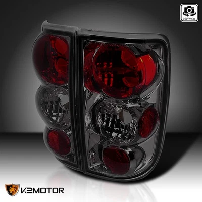 Fits 1995-2004 Chevy Blazer S10 GMC Jimmy Smoke Tail Lights Brake Lamps Pair L+R - Image 1 of 4