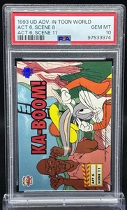 1993 UD Adventures Toon World MICHAEL JORDAN Kaboom! & Hare-OS #BBH5 PSA 10 - Bild 1 von 4