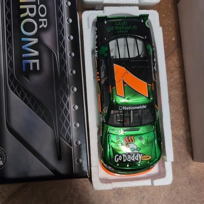 Danica Patrick #7 GoDaddy St Patrick's Day 2012 Impala 1:24 Color Chrome 1 of/96 - Image 1 of 4