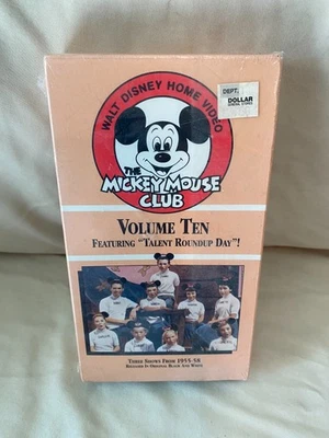 Mickey Mouse Club Volume 10 VHS Movie 1950s Brand New Sealed Foto 1 de 4