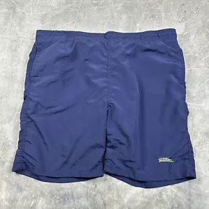 No Fear Swim Trunks Mens Large Blue Green Bathing Suit Shorts Drawstring - Picture 1 of 9