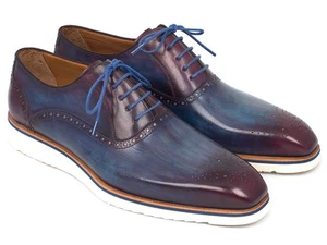 Paul Parkman scarpe casual intelligenti da uomo blu e viola (ID#184SNK-BLU) - Foto 1 di 5